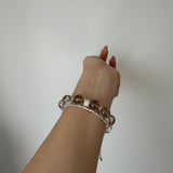 Smoky Quartz & Clear Quartz Healing Bracelet