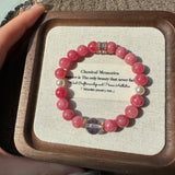 Crimson Harmony Bracelet
