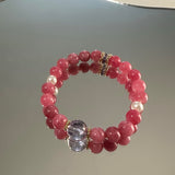 Crimson Harmony Bracelet