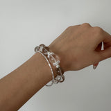 Smoky Quartz & Clear Quartz Healing Bracelet